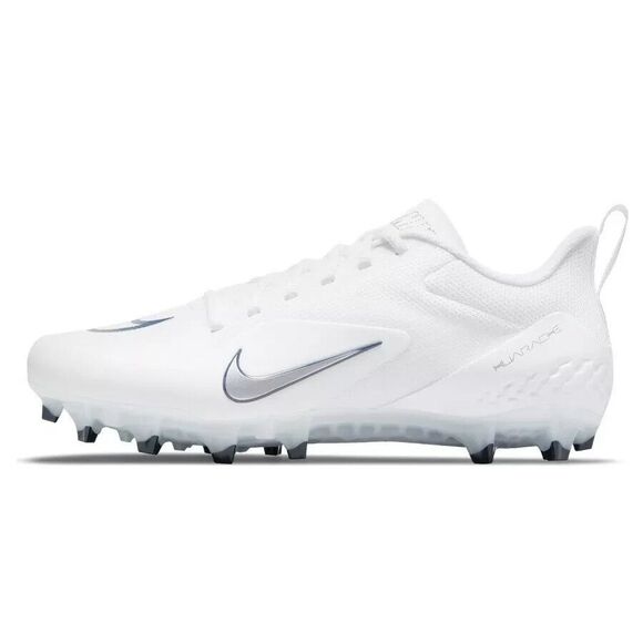 Nike Alpha Huarache 8 Pro Lacrosse Cleats White Navy Men Size 5 CW4446-101